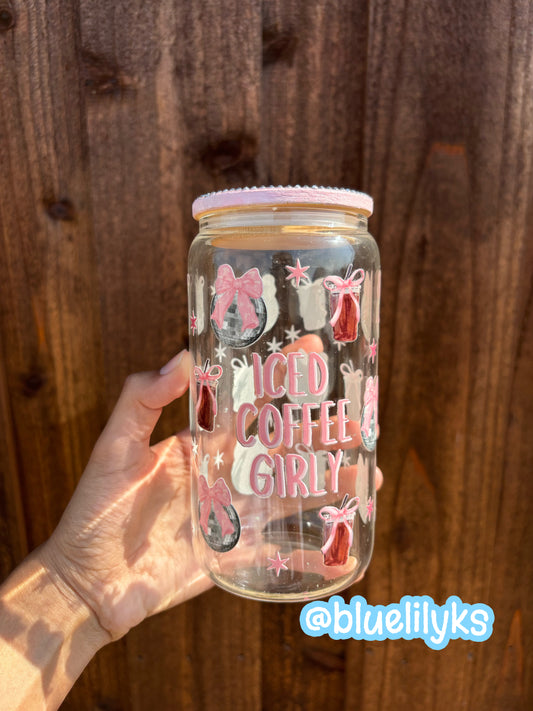 Iced Coffee Girly Pink