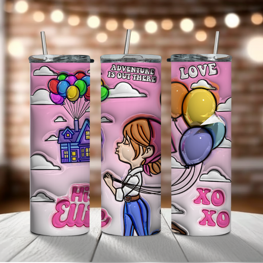 Her Ellie 3D tumbler